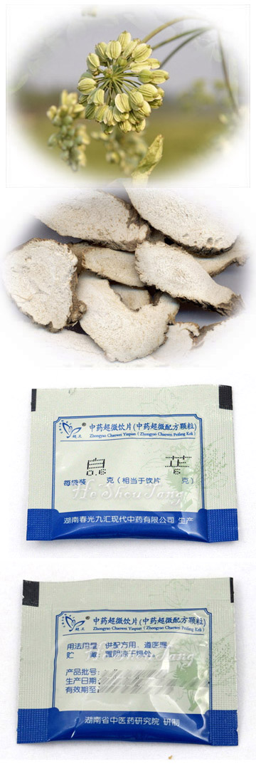 Angelica root (Dahurian angelica root, Radix Angelicae Dahuricae, Angelica dahurica (Fisc.) Benth.et Hook.f, Bai zhi)